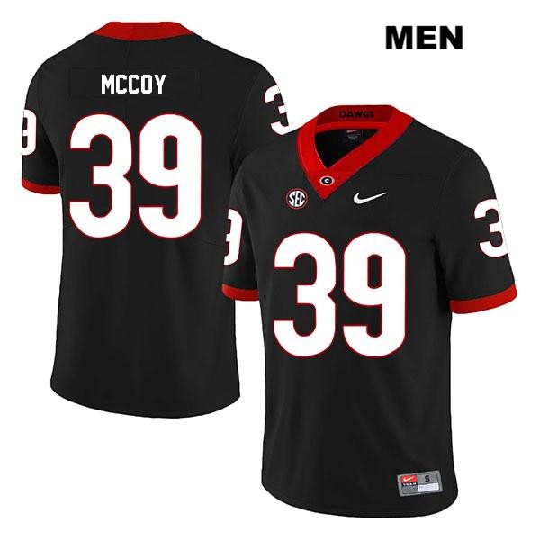 Georgia Bulldogs Men's KJ McCoy #39 NCAA Legend Authentic Black Nike Stitched College Football Jersey OFA7156YN